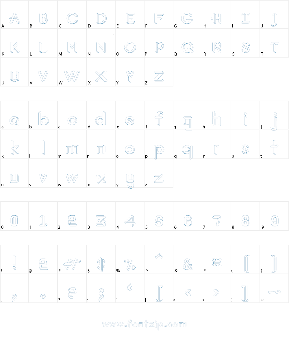 JohanVaaler Font Character