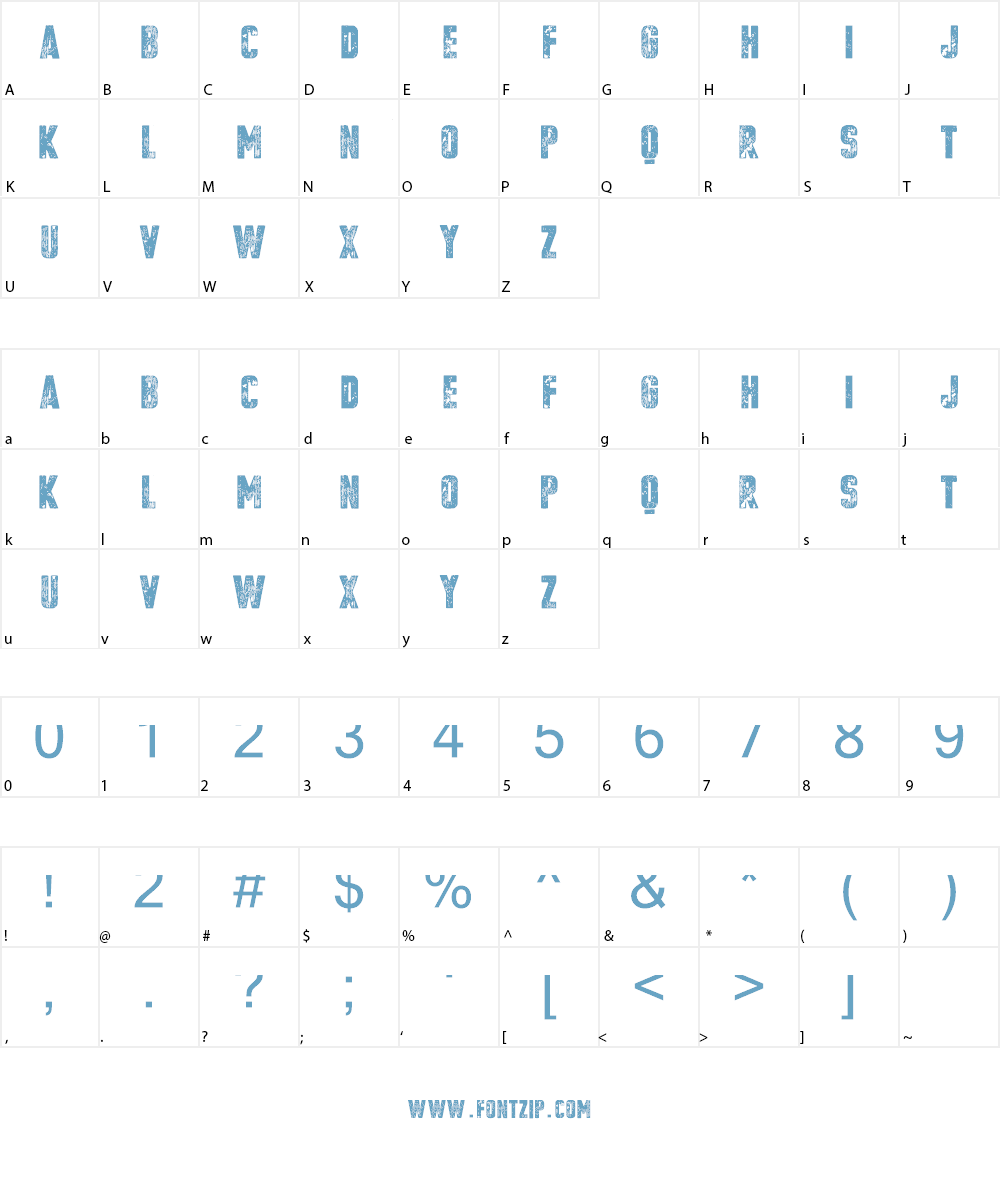 vtks poster Font Character