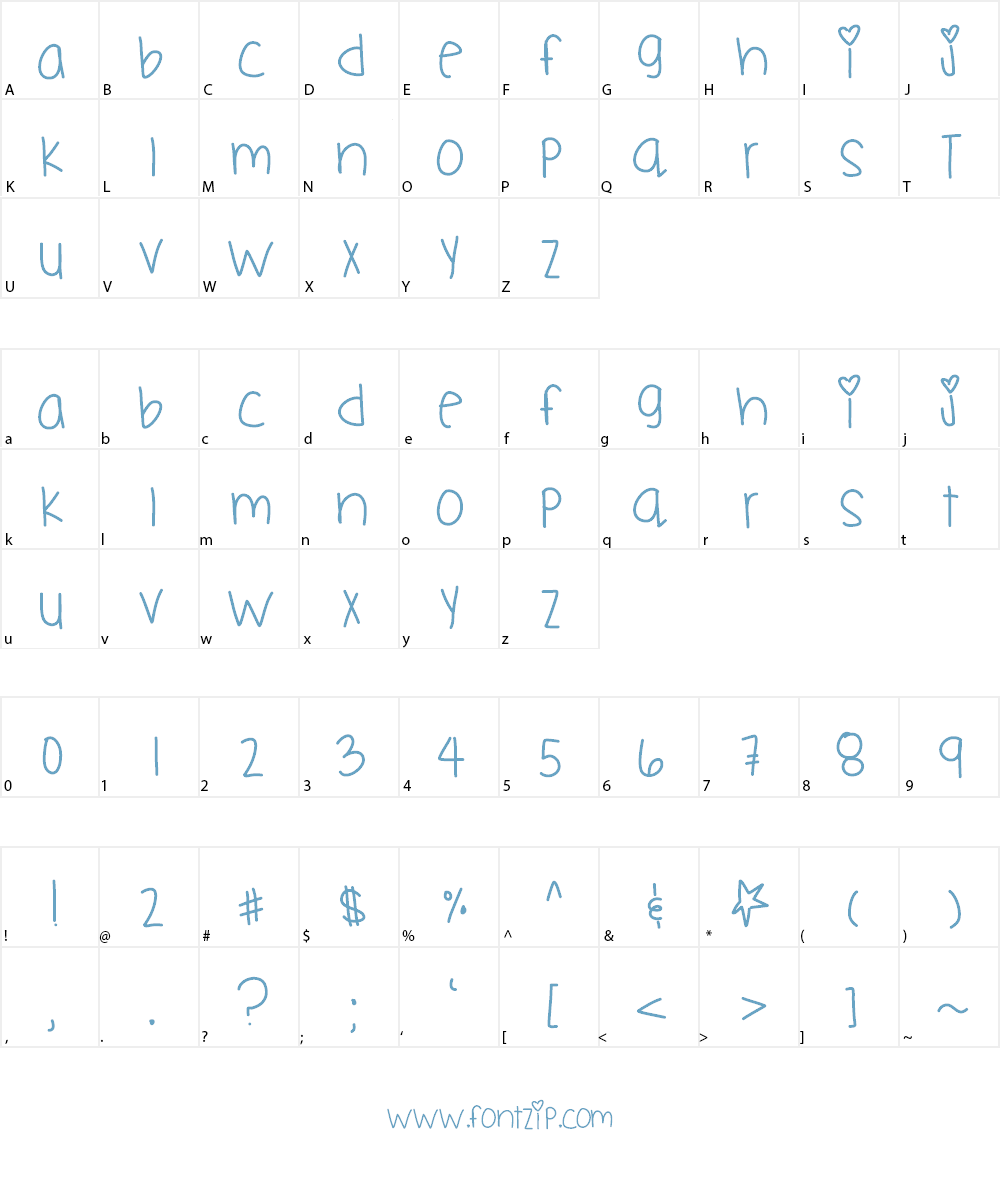 Flyknit Font Character
