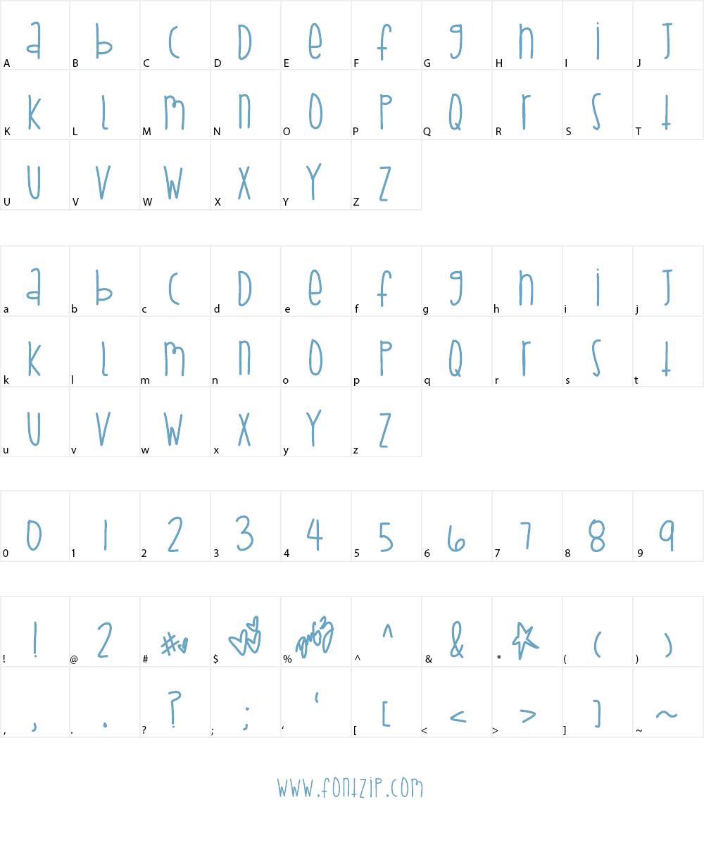 SlimeSeason Font Character