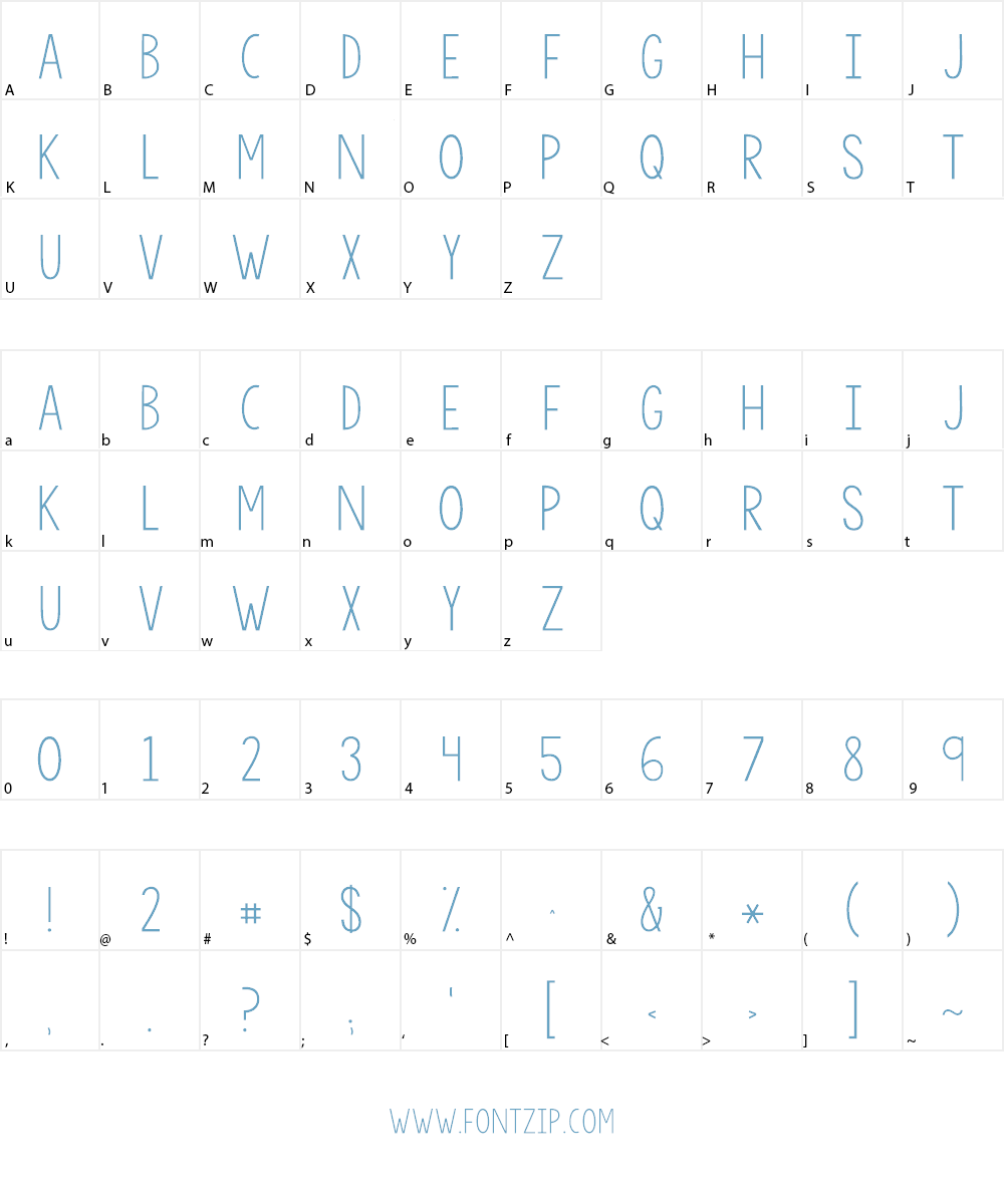 KG Sorry Not Sorry Font Character