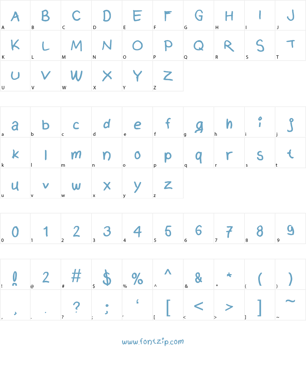 MultiEmily Font Character