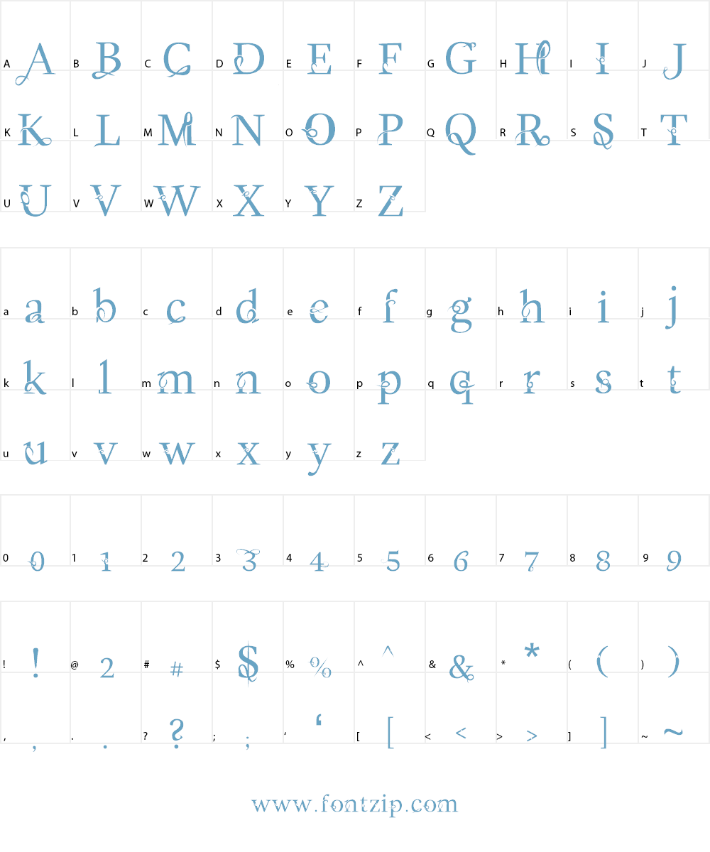 IllusionJETM Font Character