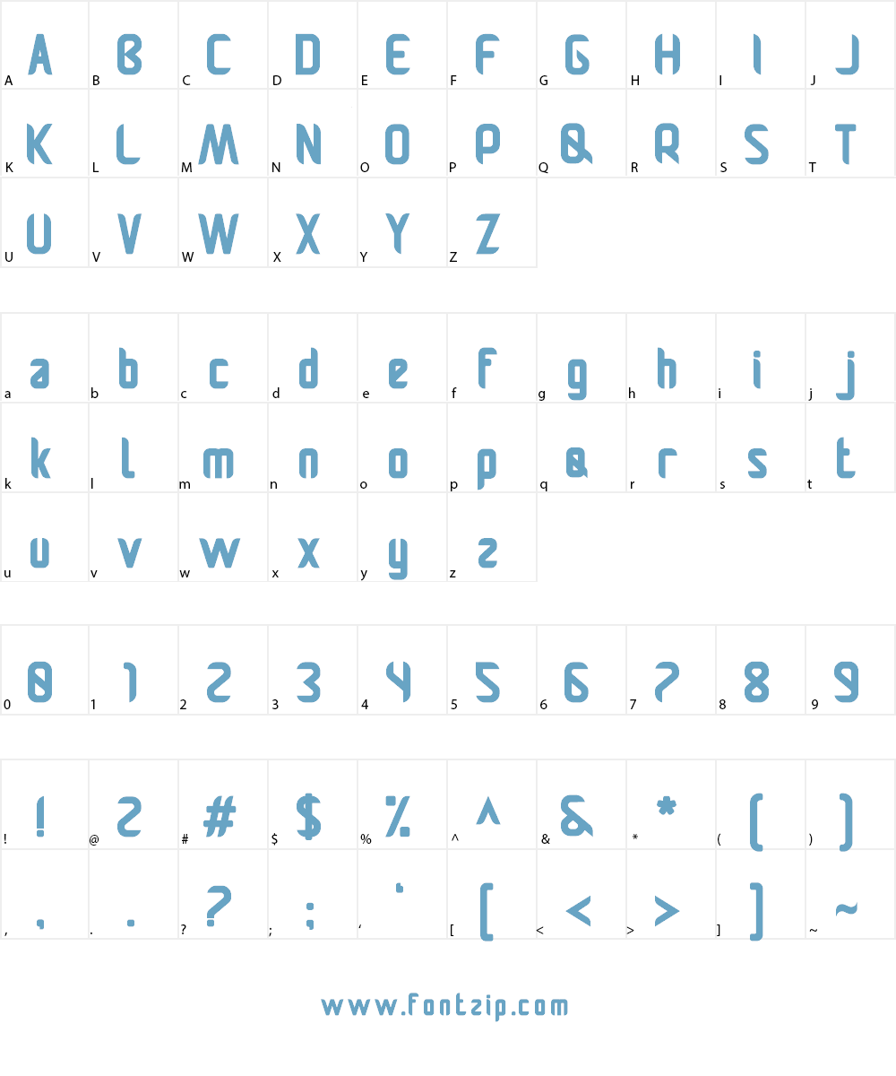 Pamekasan Font Character
