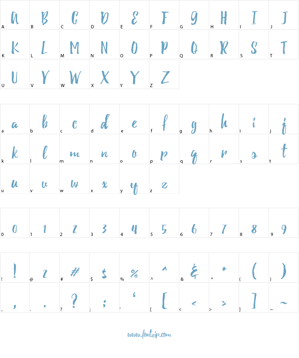 Beacon Font Character