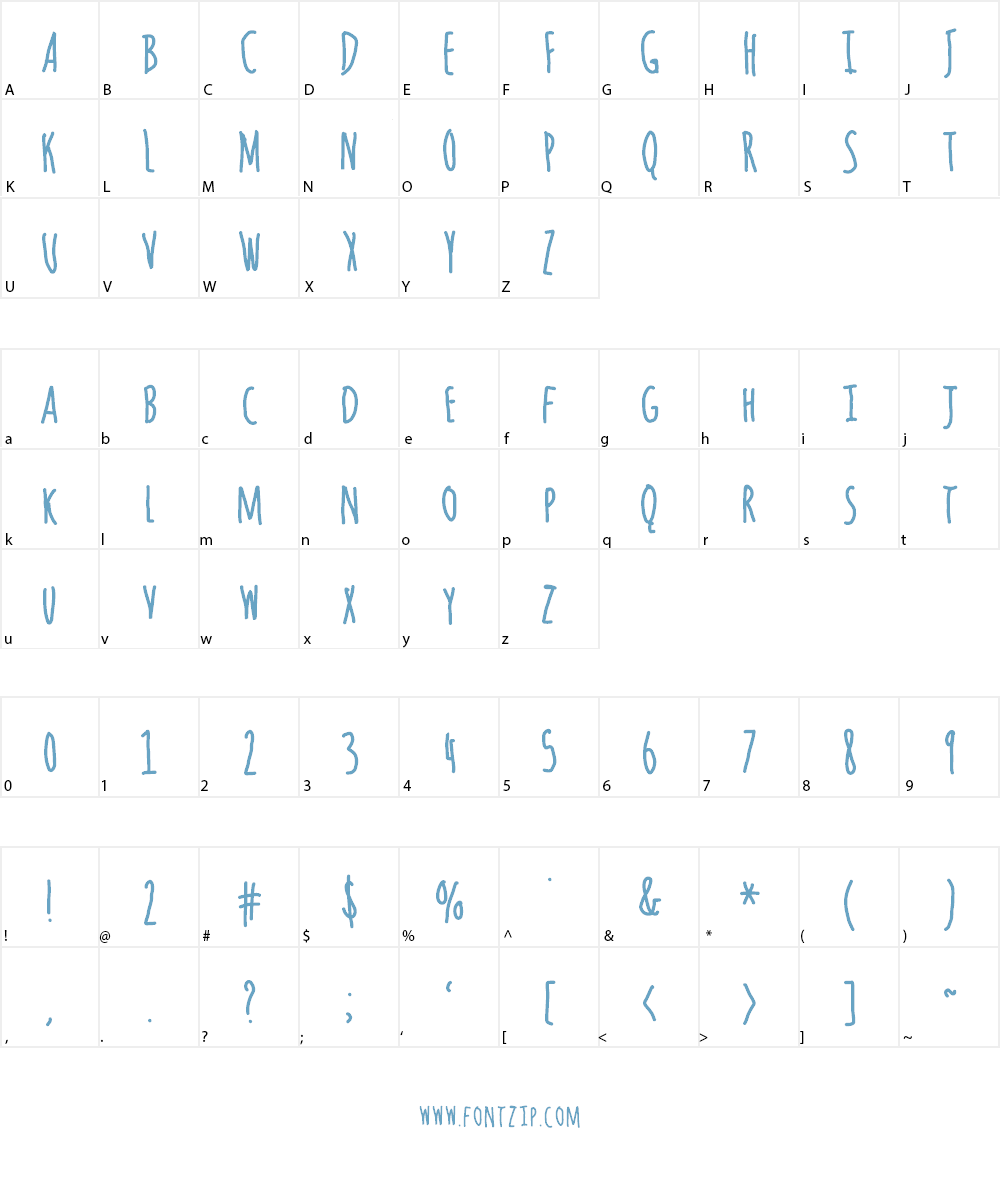 Brain Flowers Font Character