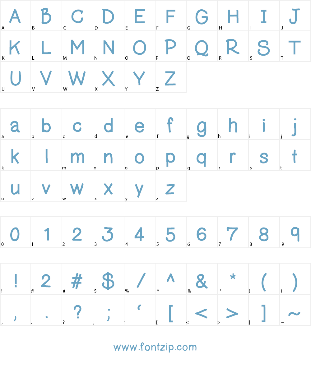 Cardita Font Character