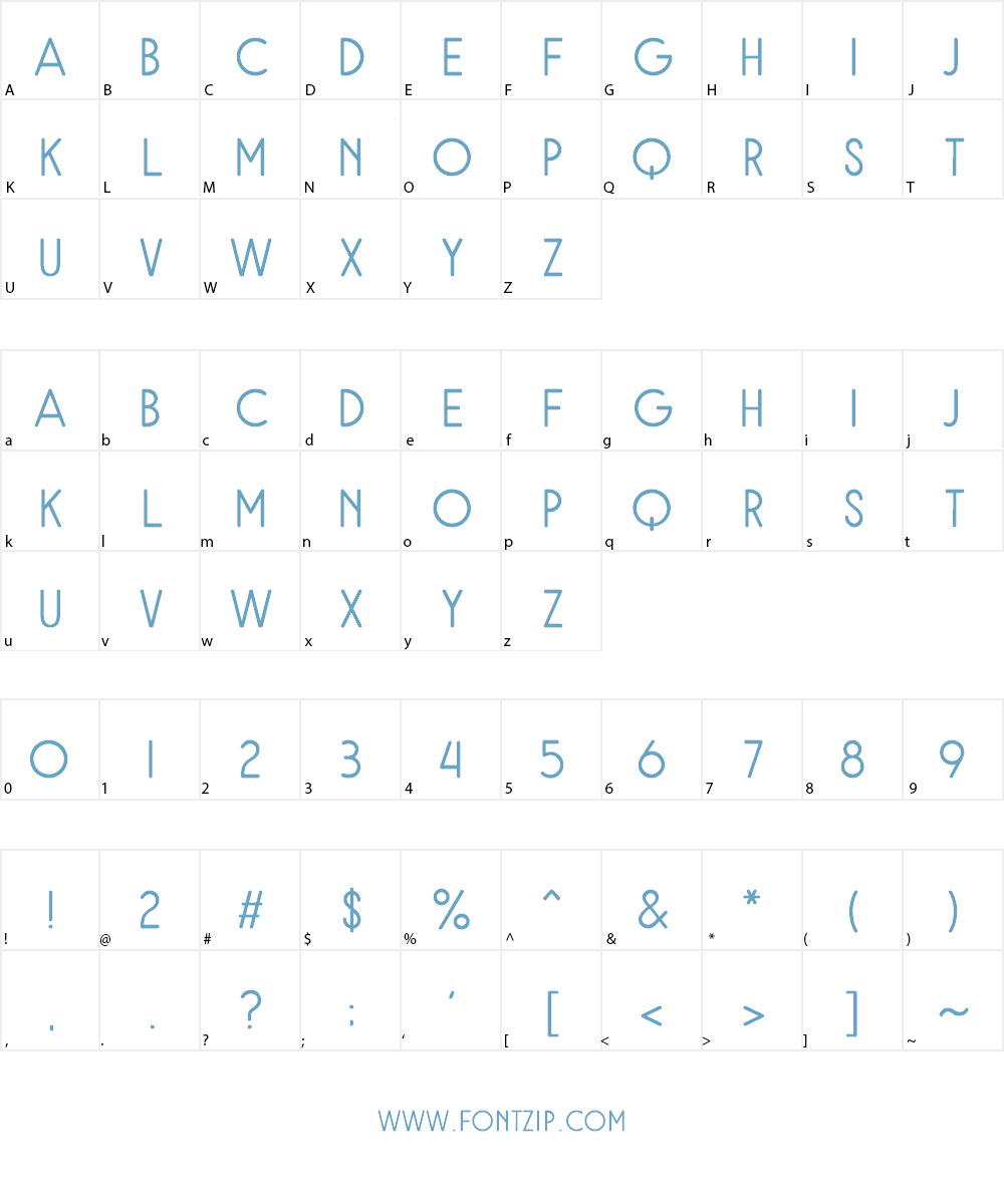 Rampung Font Character