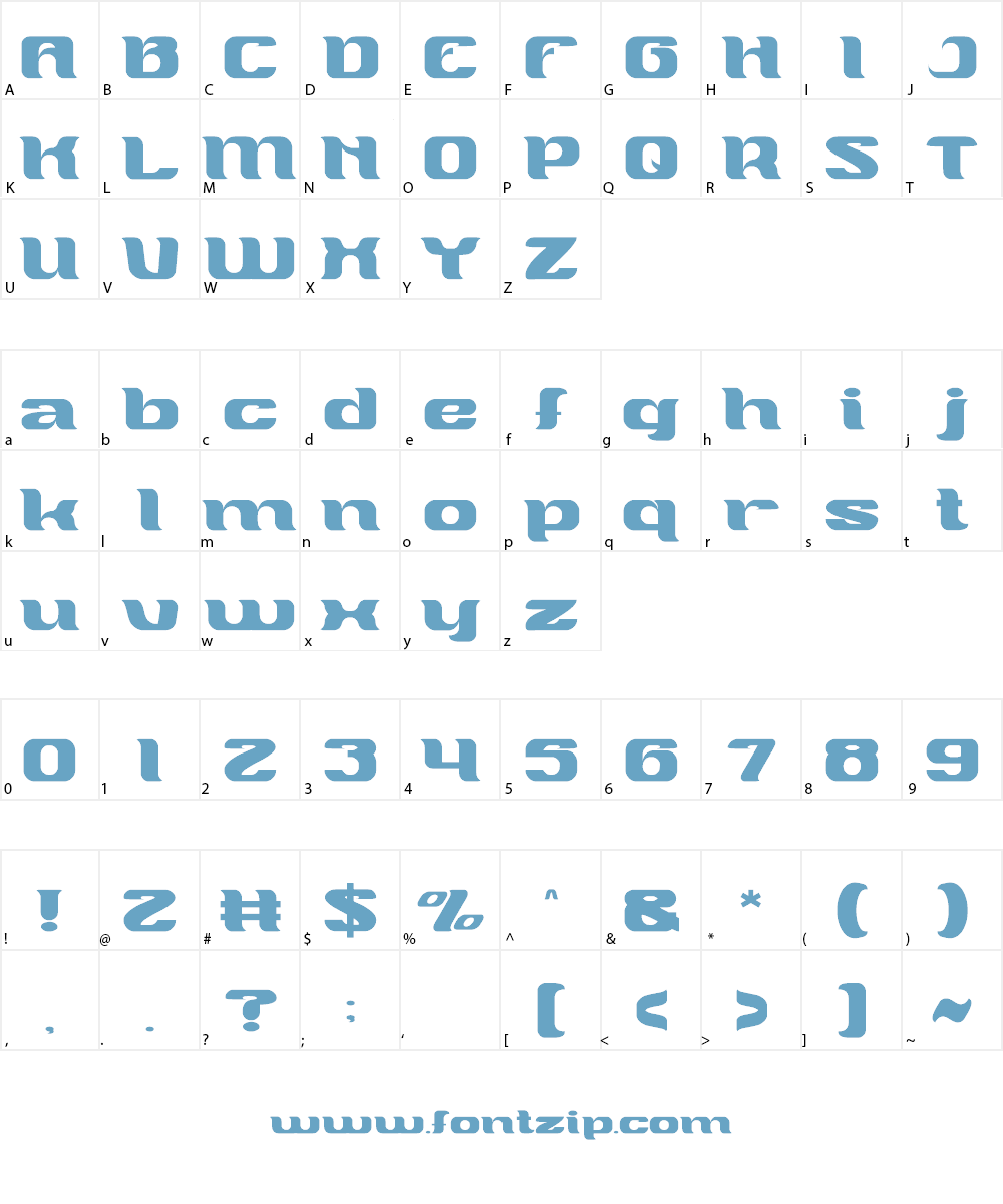 MASQUERADE Font Character