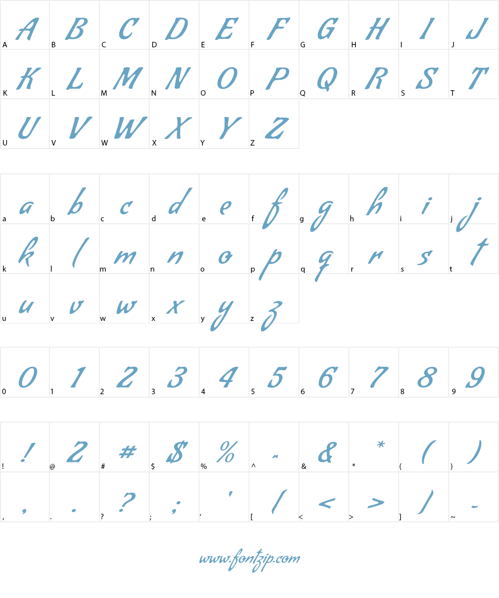 Condiment Font Character