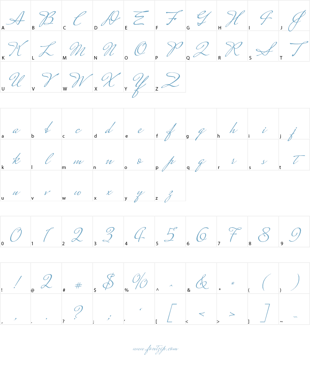 Mrs Saint Delafield Font Character