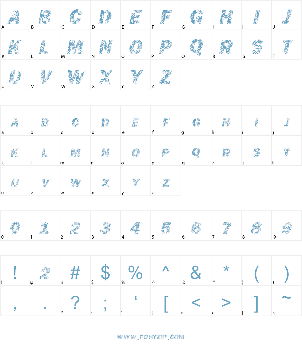 ChronicGothic Font Character
