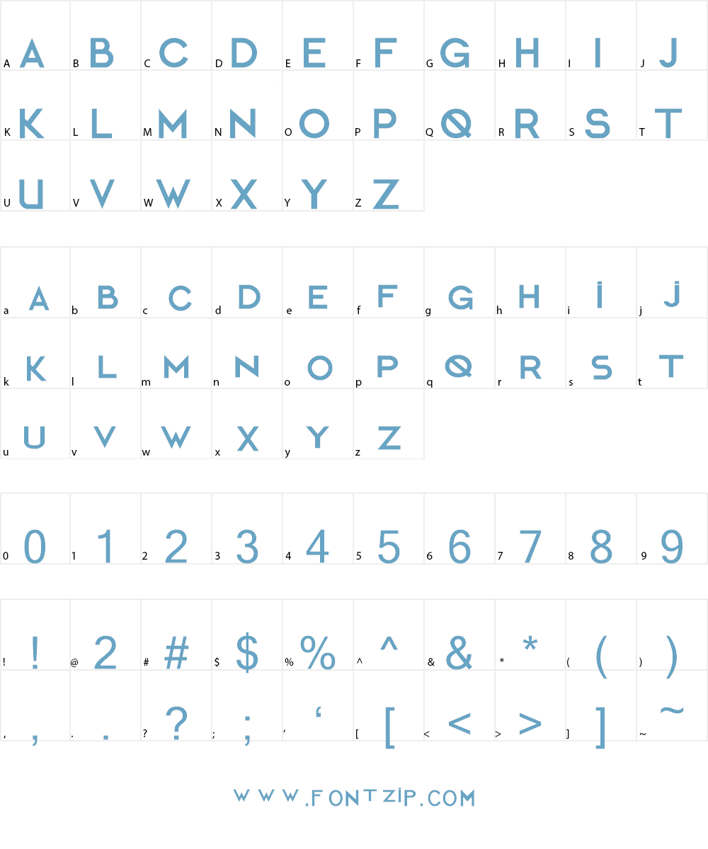 p Font Character