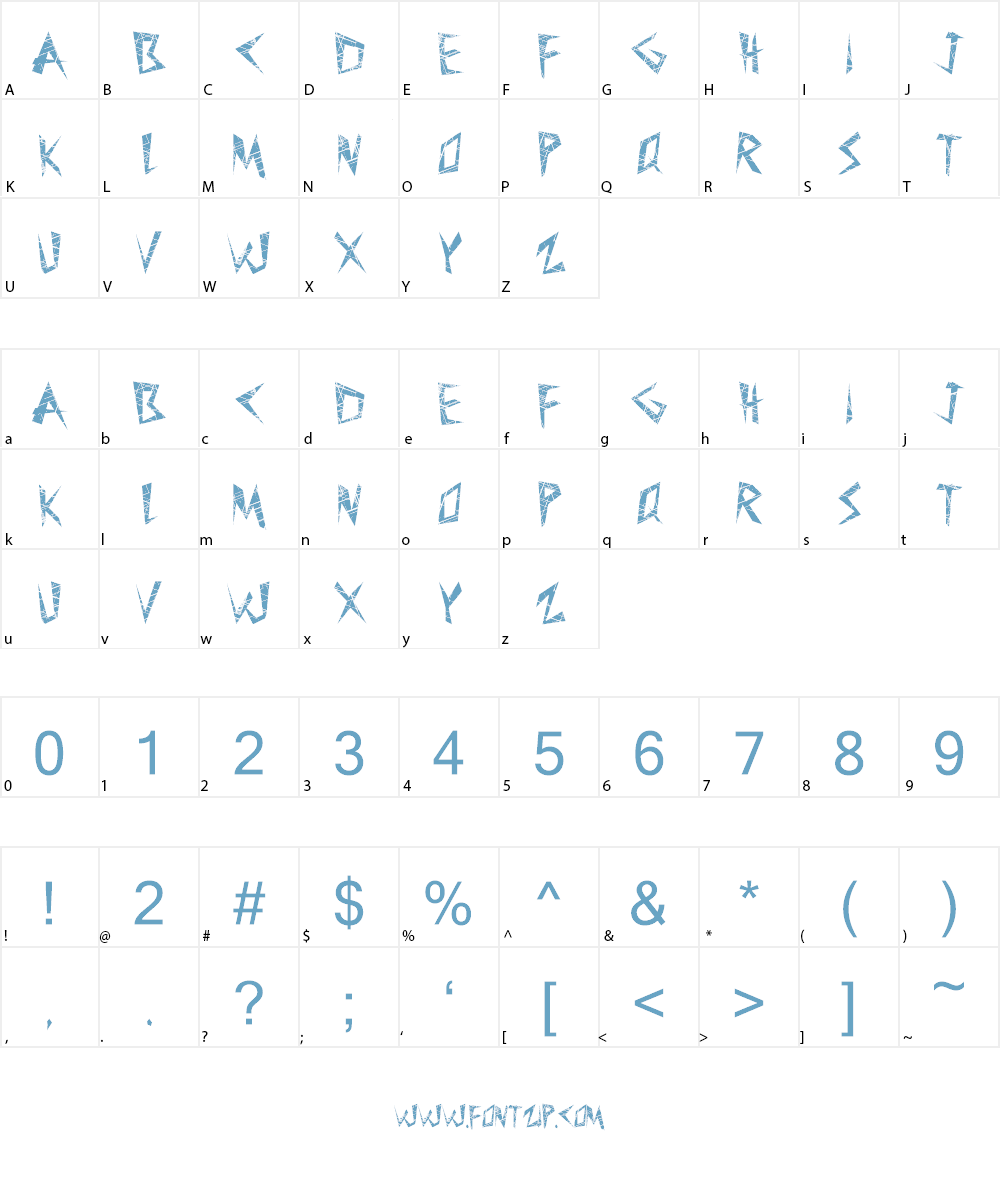 MadLines Font Character