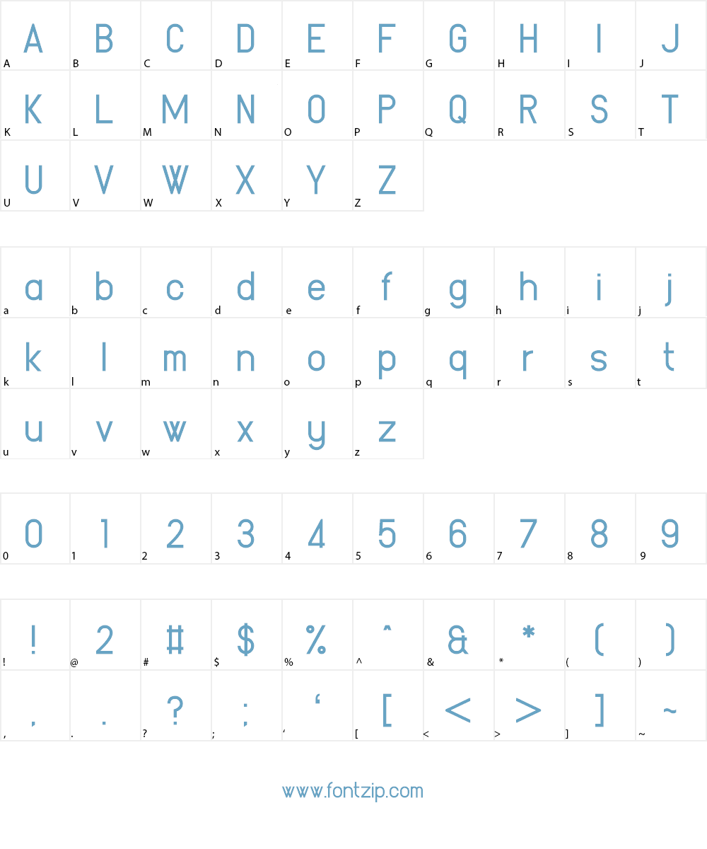 Yetimology Font Character