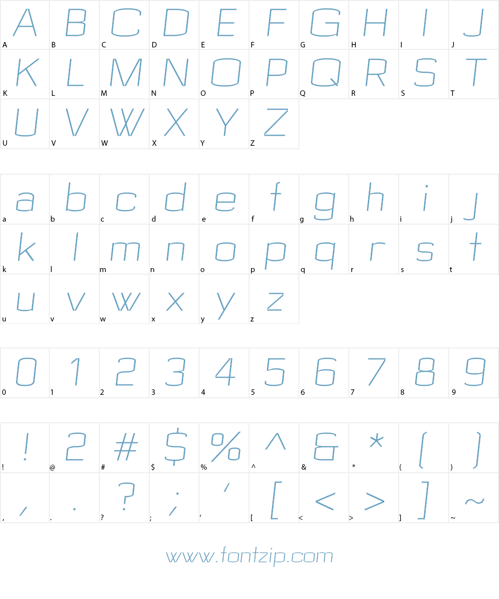Bespoke Font Character