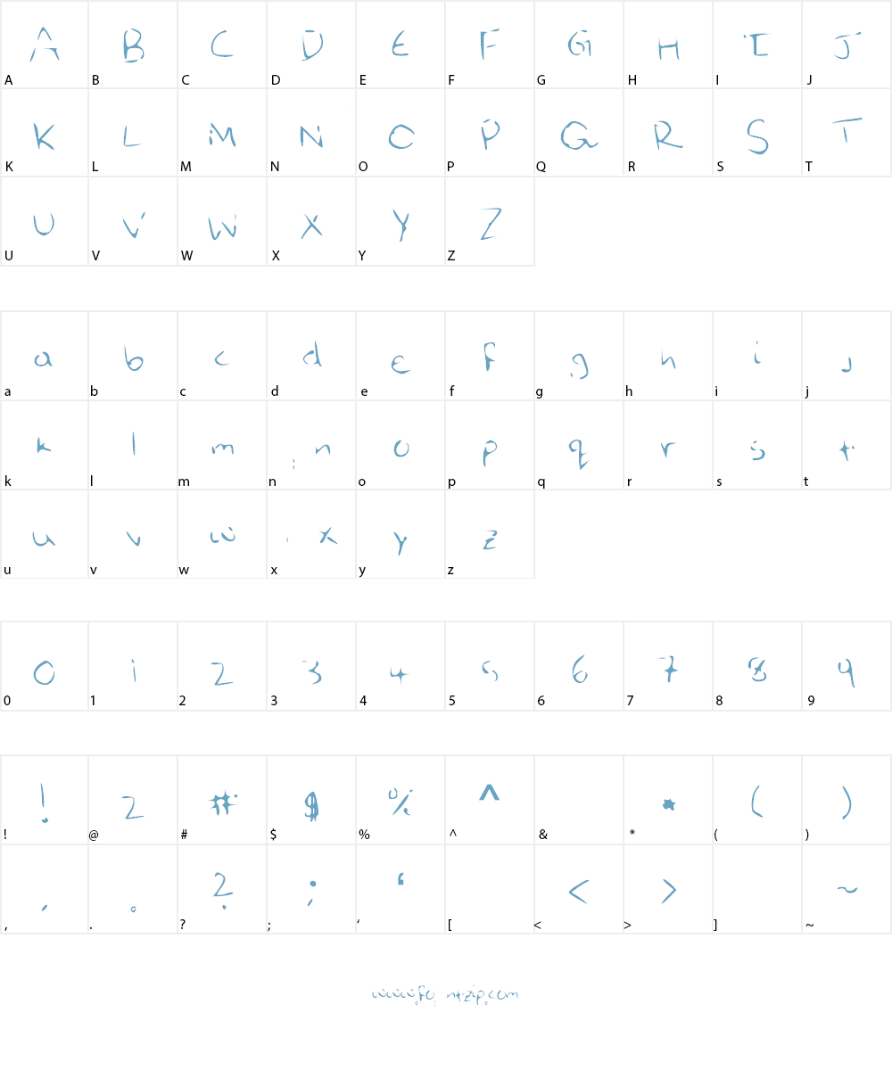 Amulya Font Character