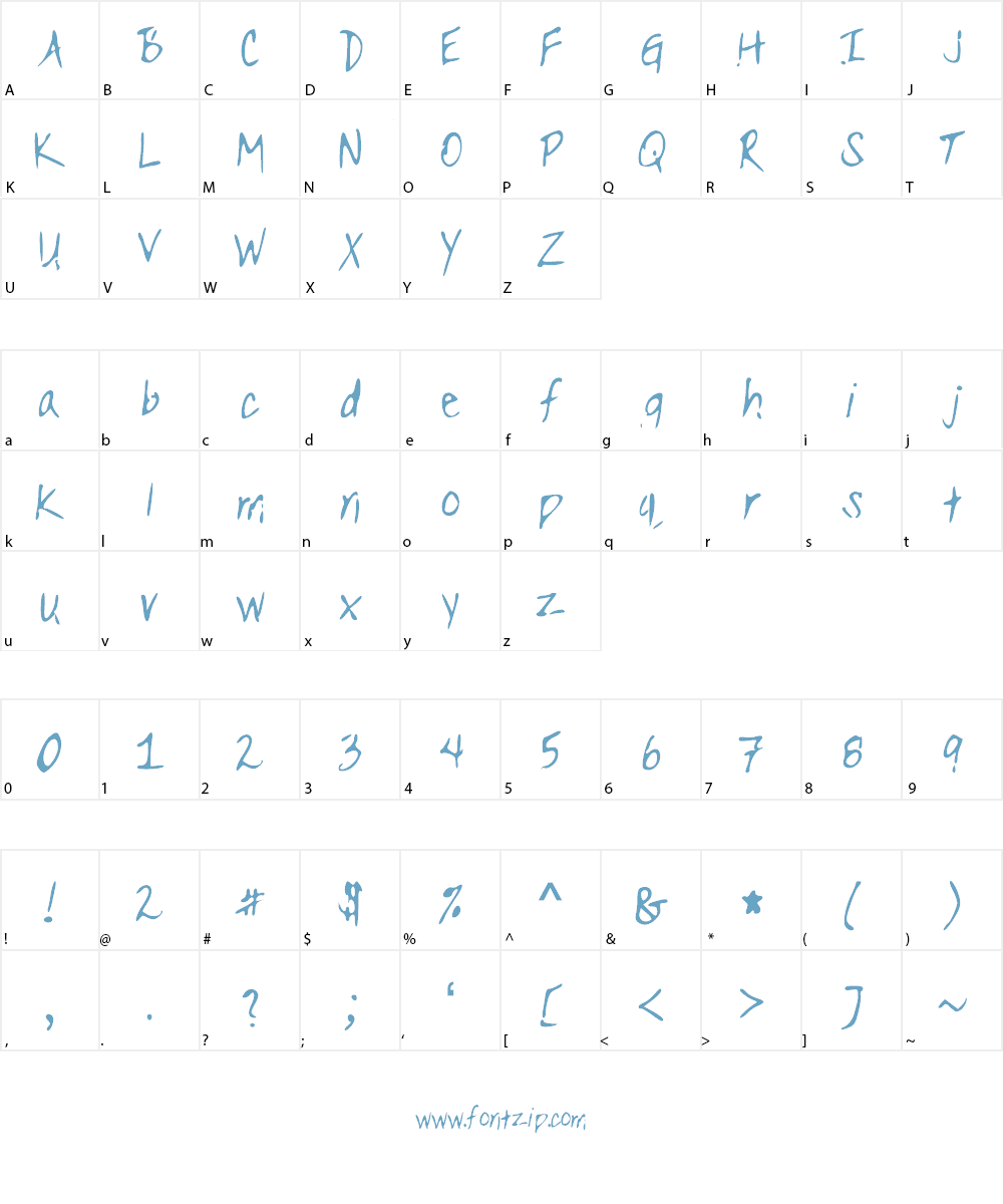 Clarity Font Character