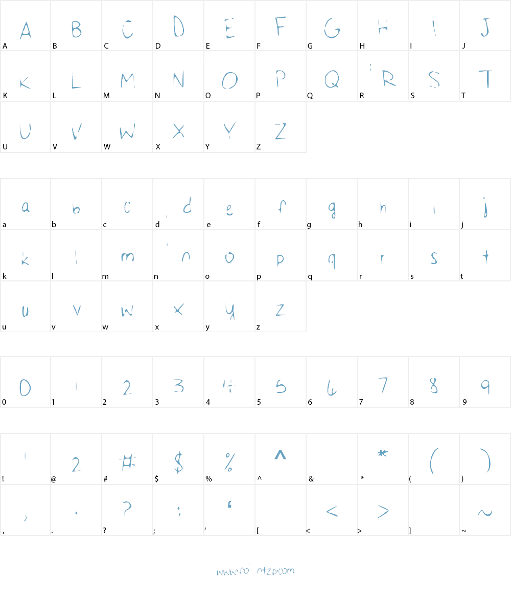 Emmy Font Character
