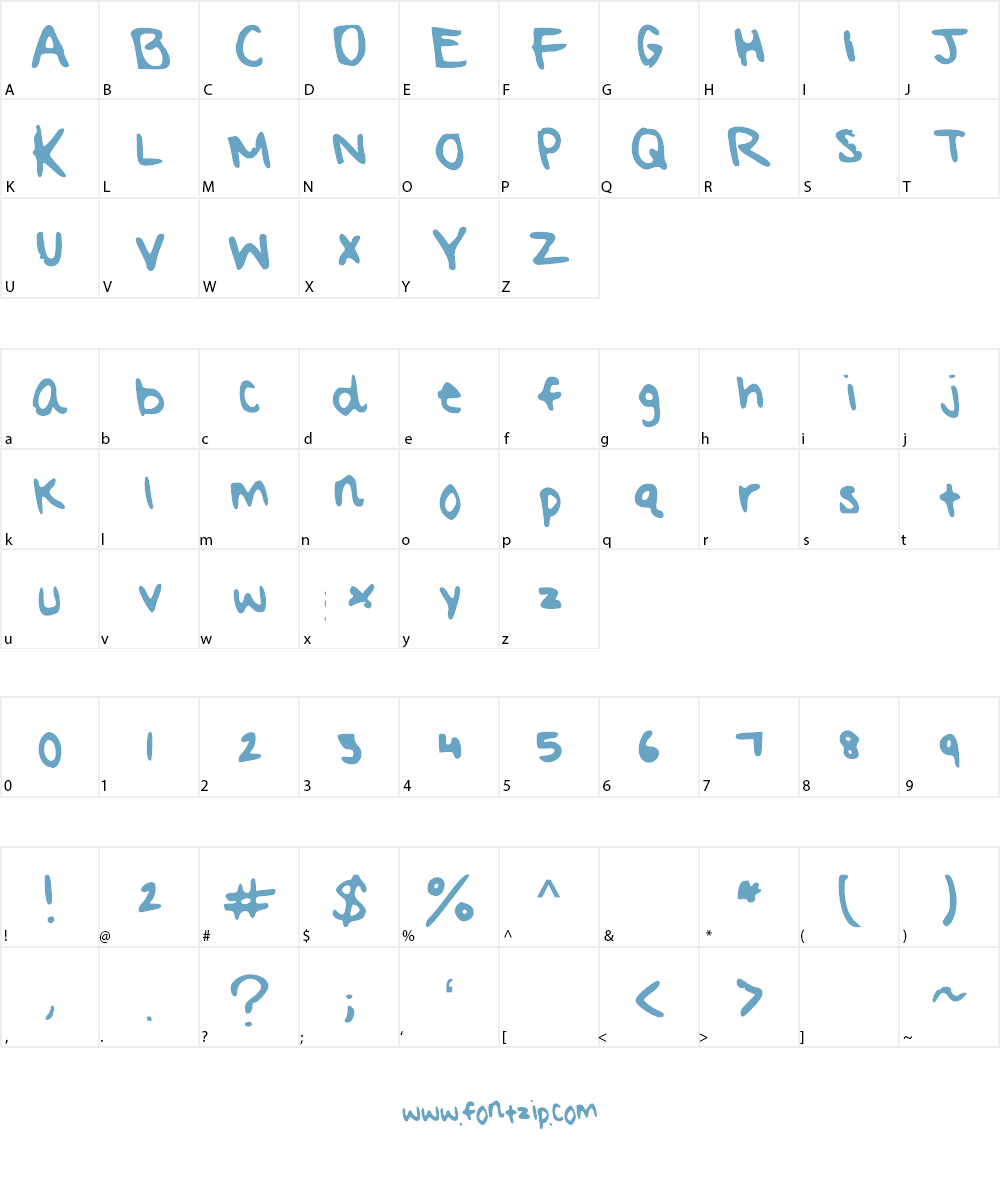 Mimi Font Character