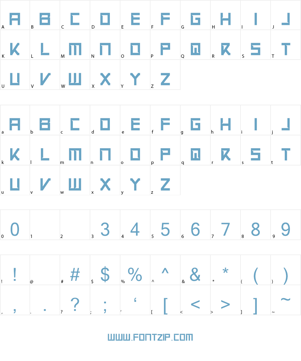 Apex Flunkee Font Character