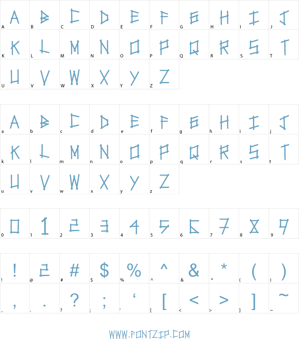 tapetype Font Character
