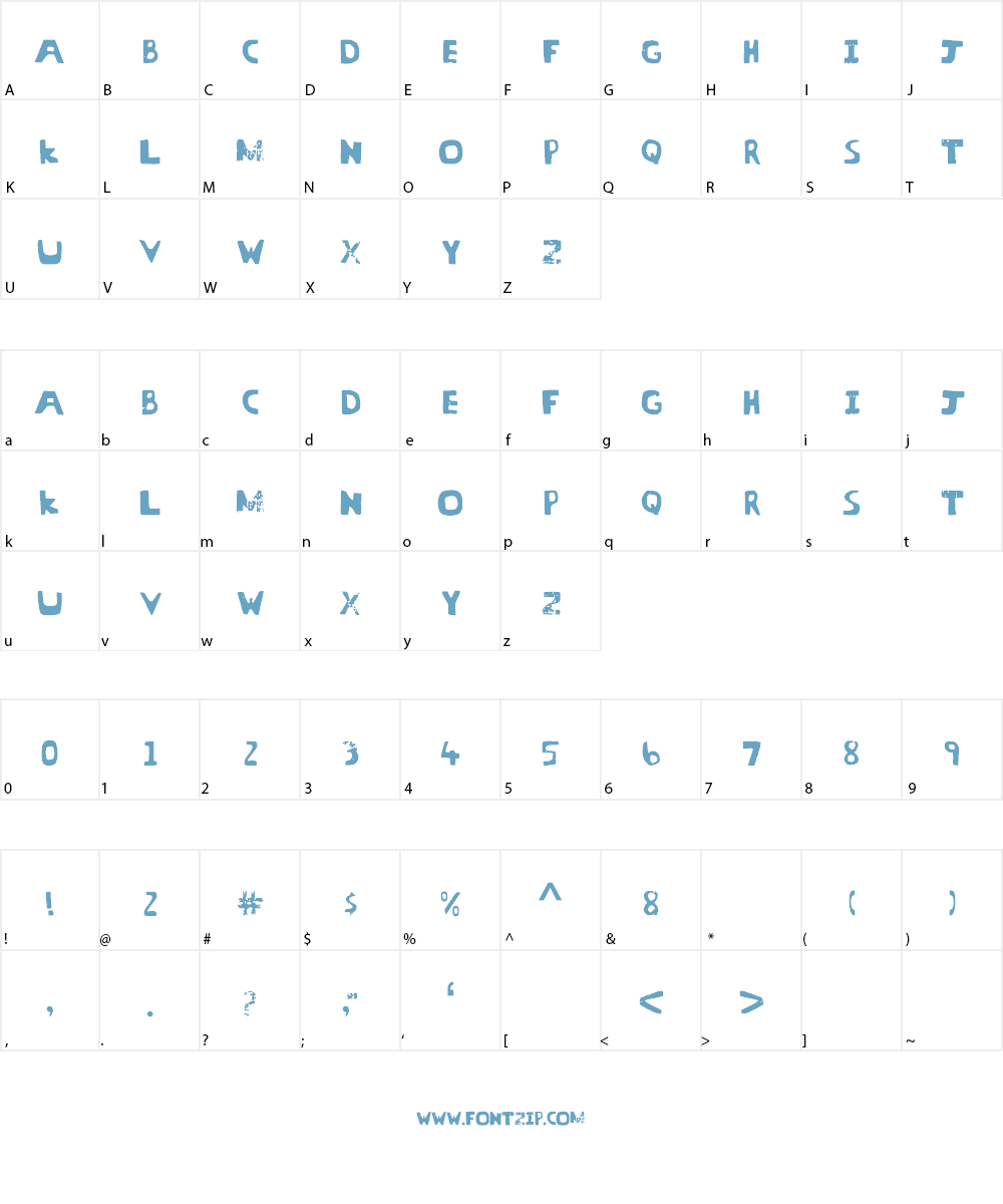Threat Font Character