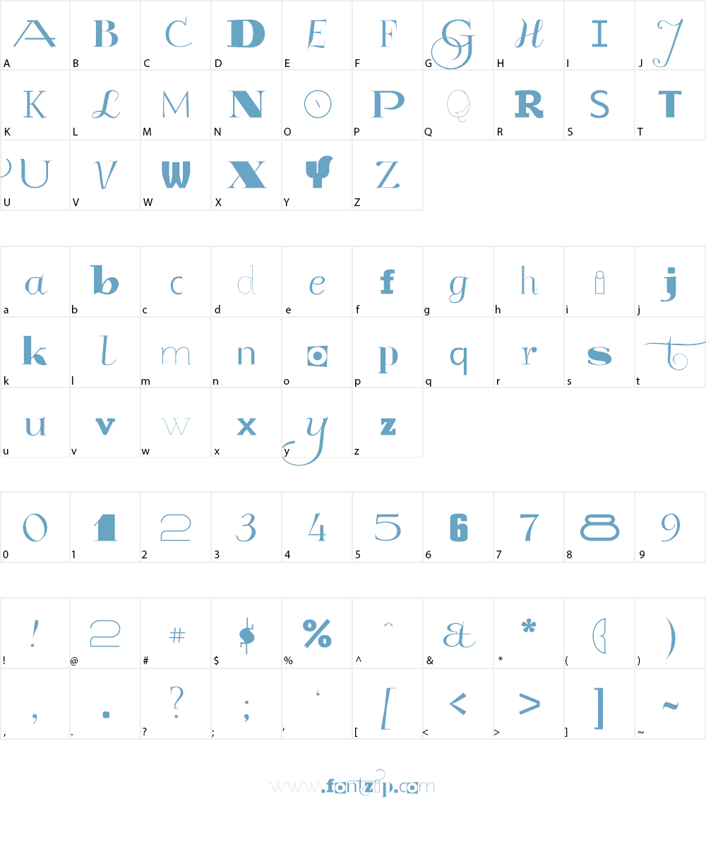 GlukMixer Font Character