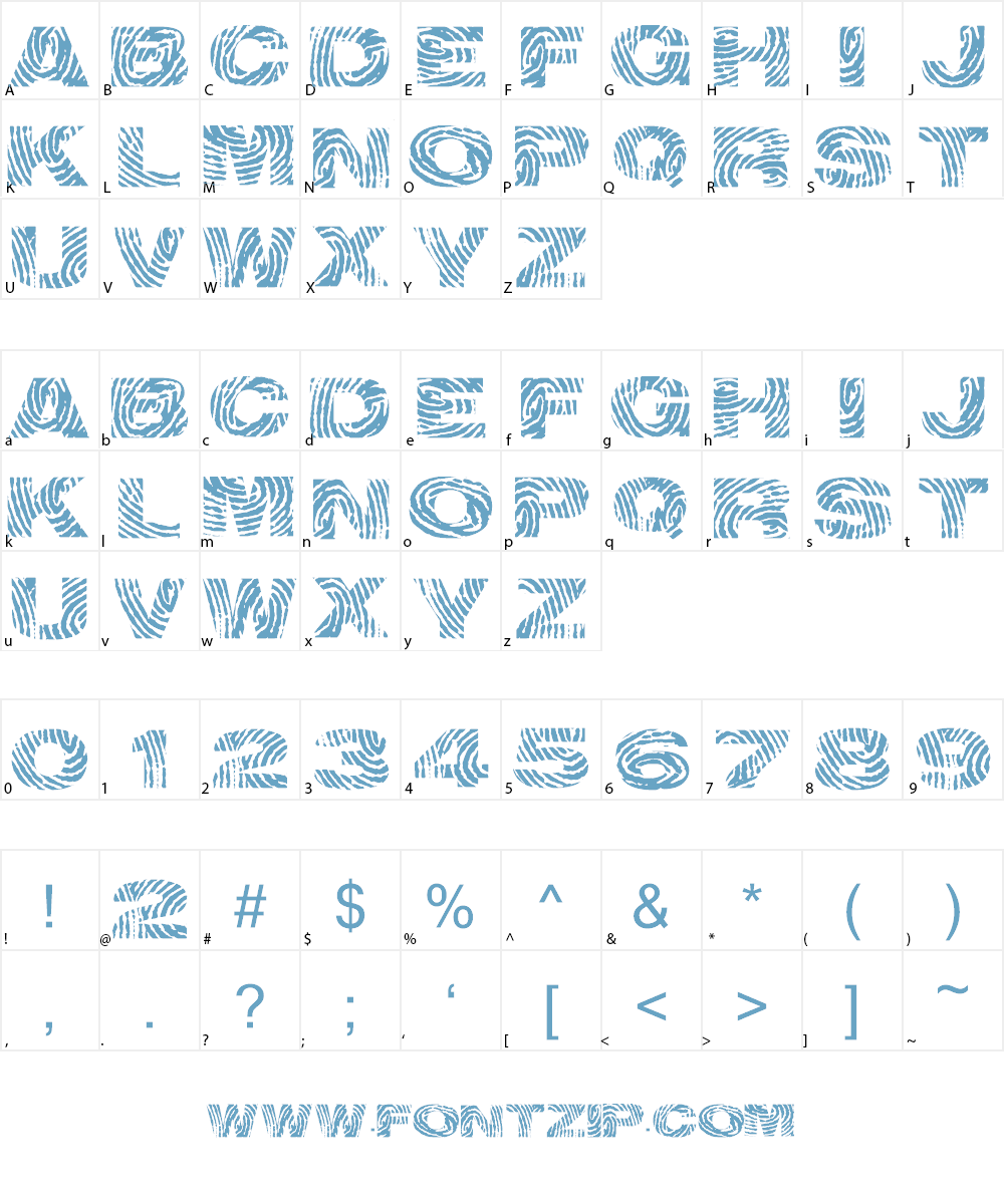 identify Font Character