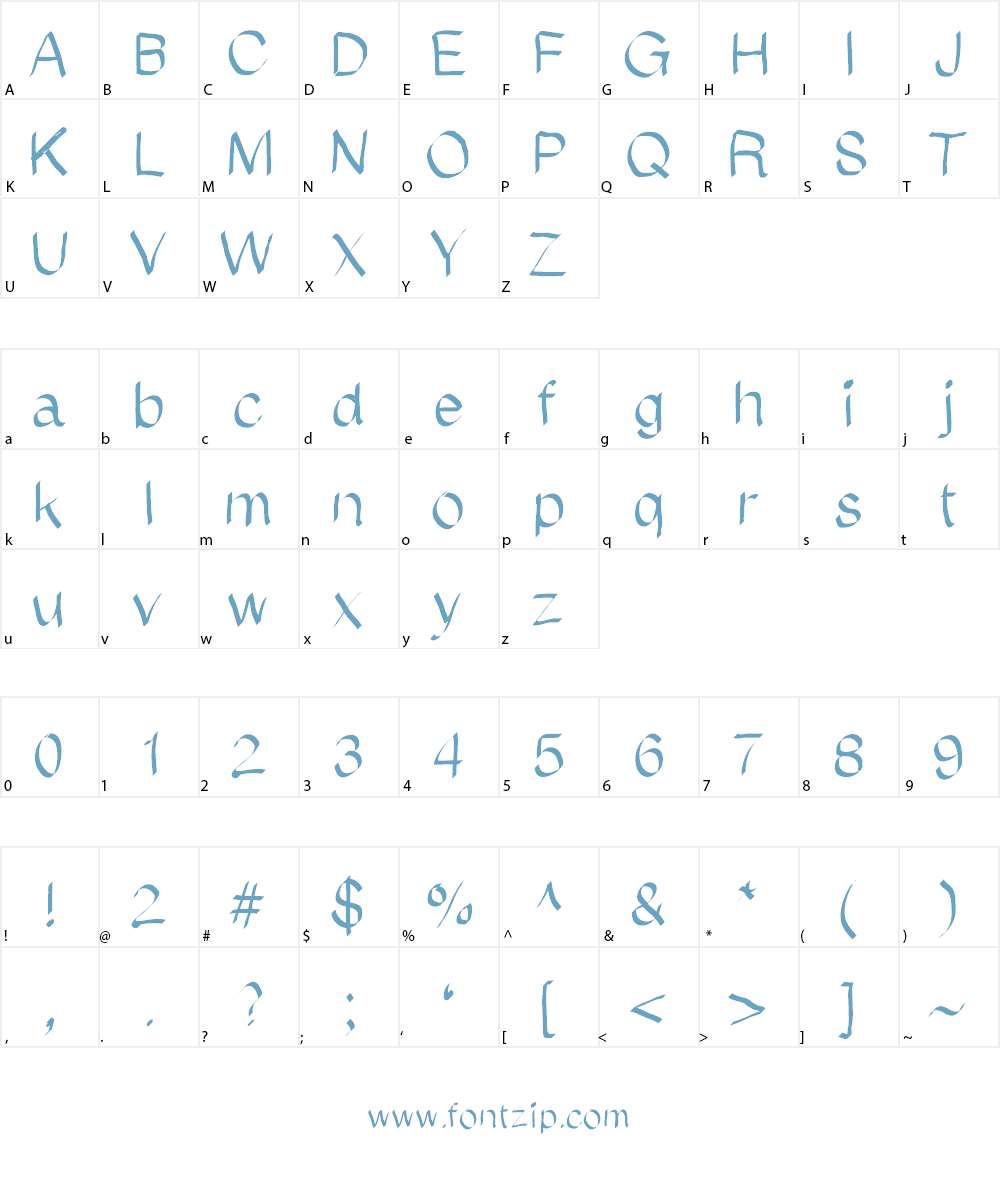 MGhighlightit Font Character