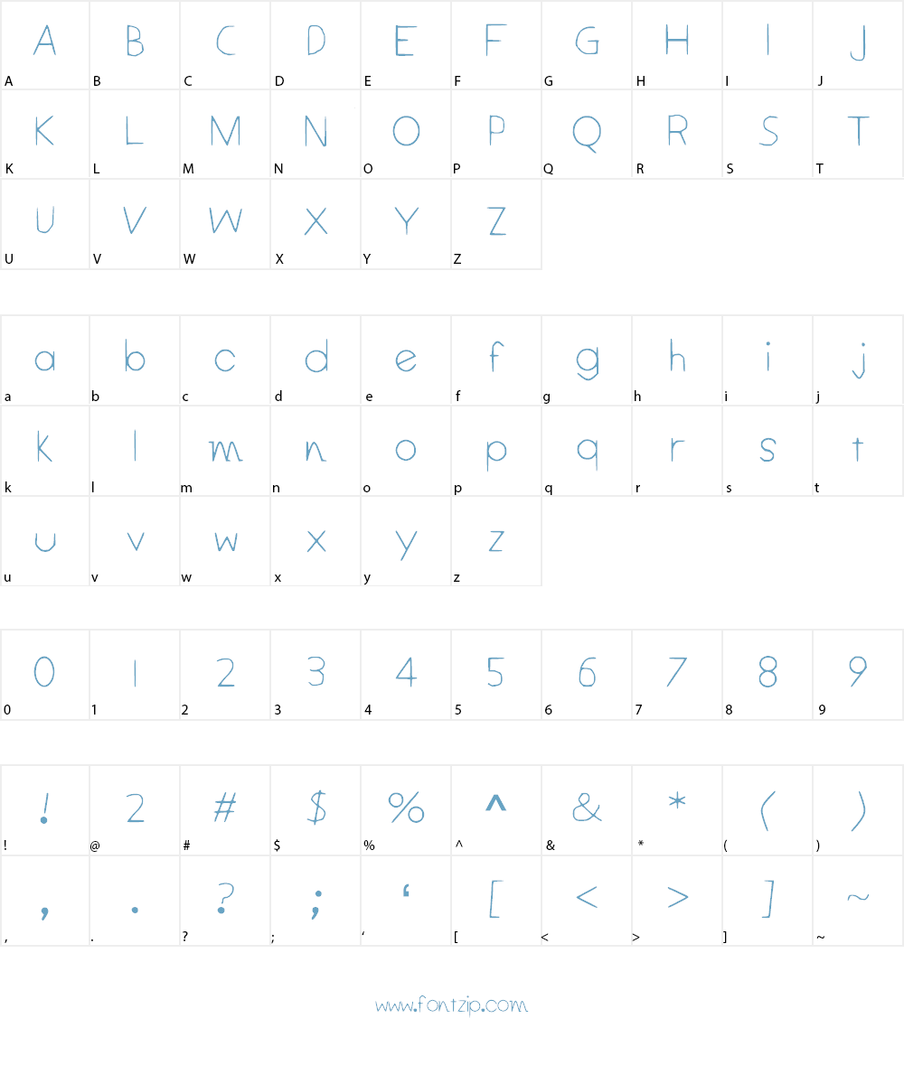 RoundedLettersVersion2 Font Character