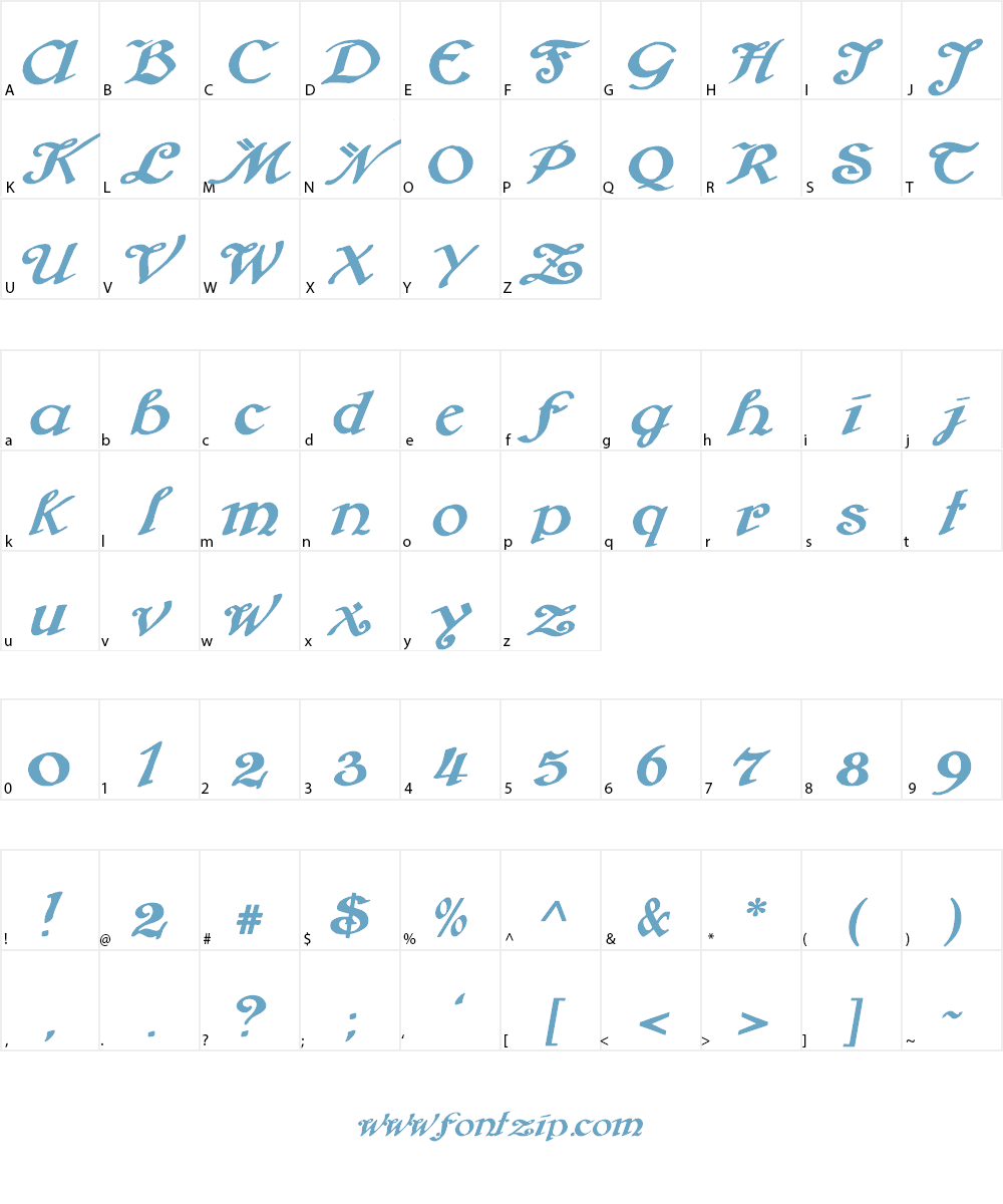 Brausepulver Font Character