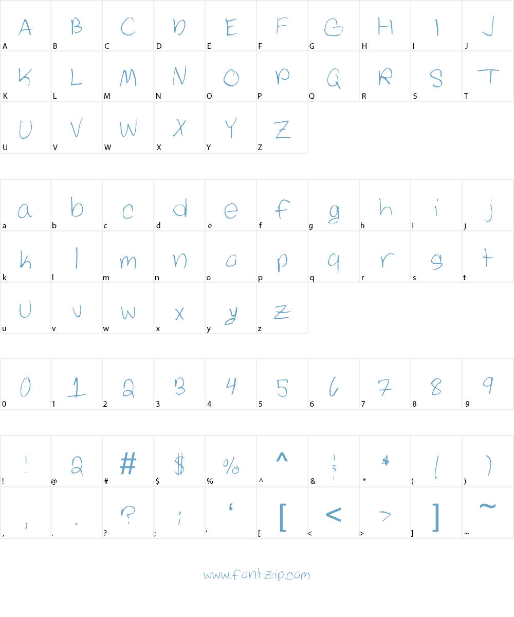 Key Font Character