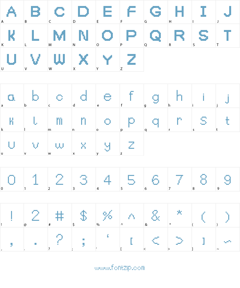 KiKiSwag Font Character