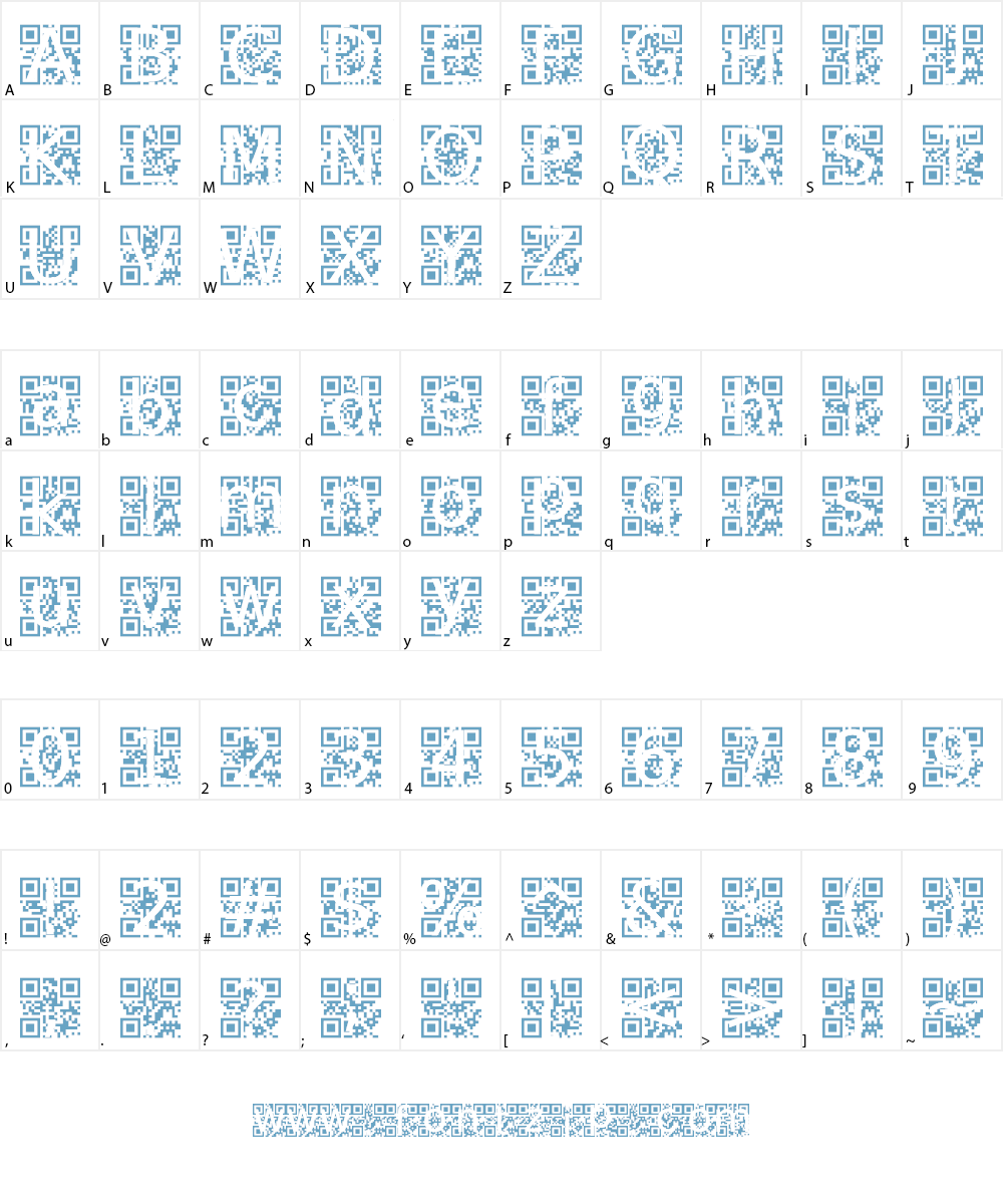 AGLRY Font Character