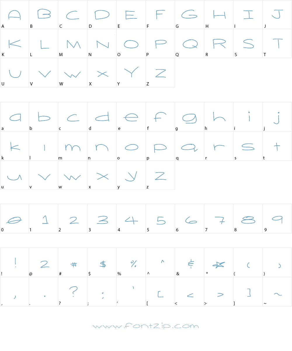 FindYourself Font Character