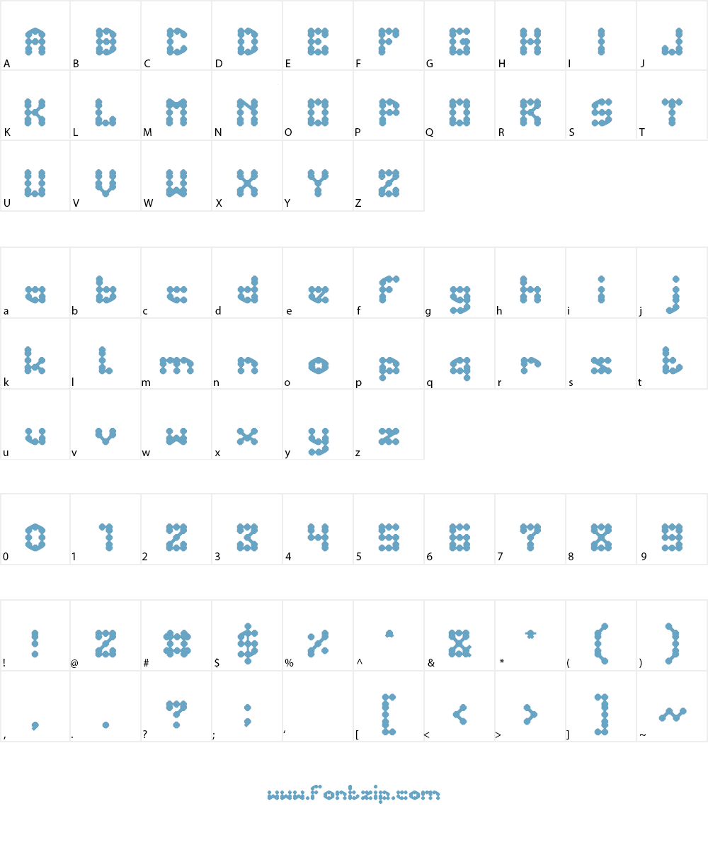 PHENOMENON Font Character
