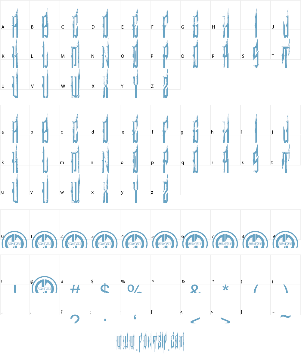 Sinthetic Font Character
