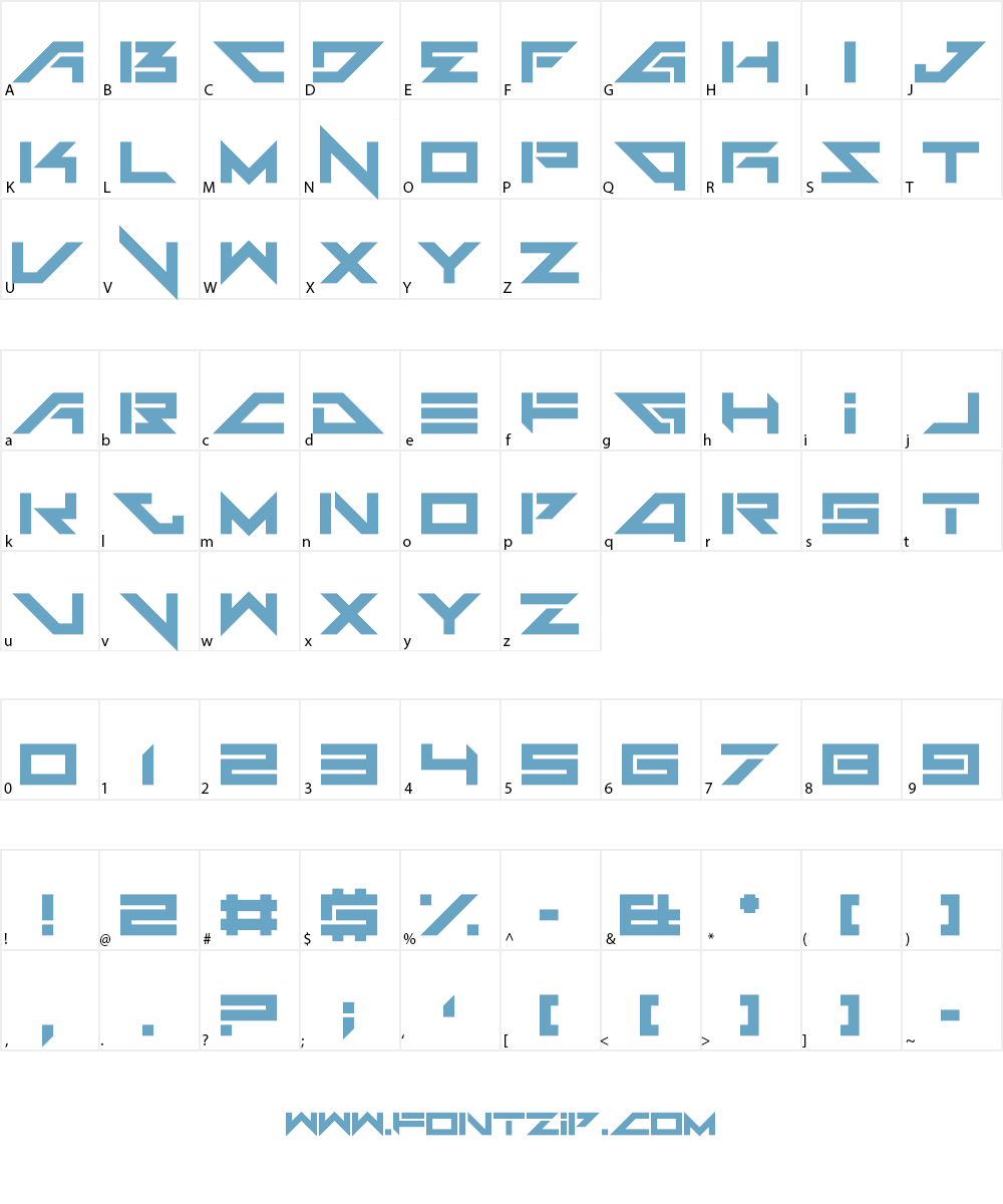 Headshots Font Character