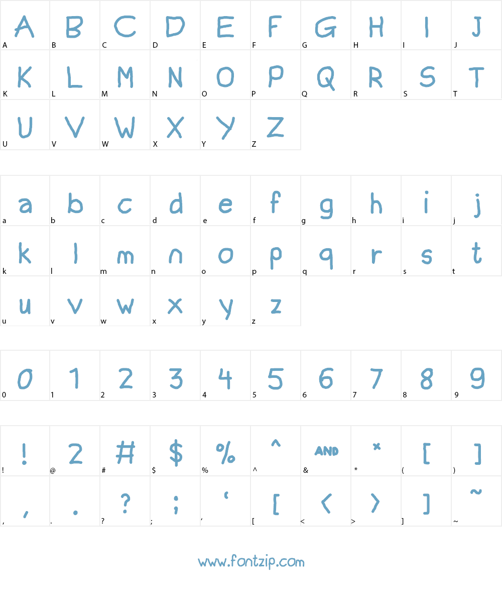 Progandae Font Character