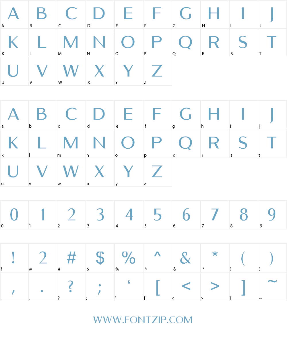 Bellet Font Character