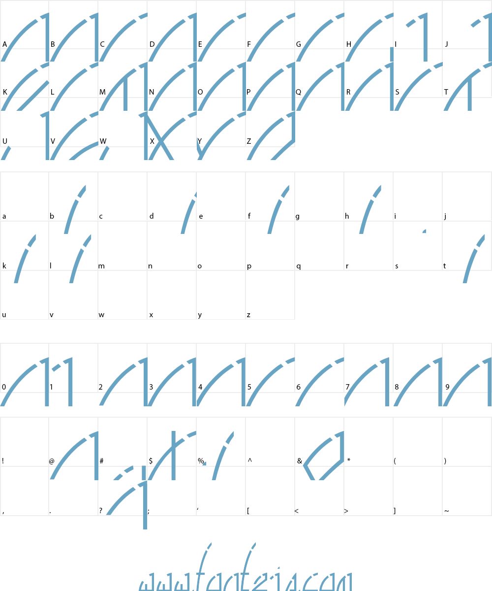 BreakLoOp Font Character