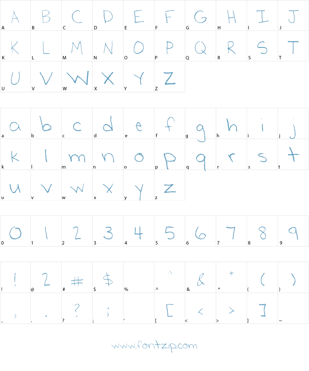 Harrisburg Font Character