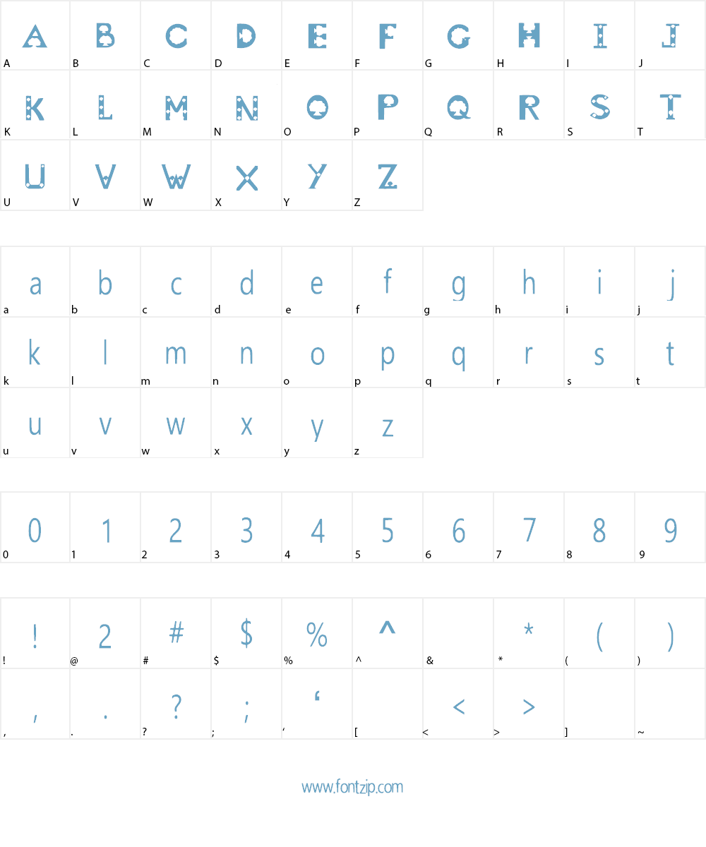 Odaa_Oromo_Font Font Character