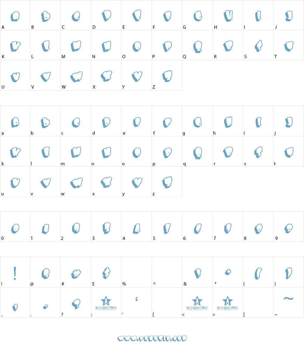 BIGBOBS Font Character