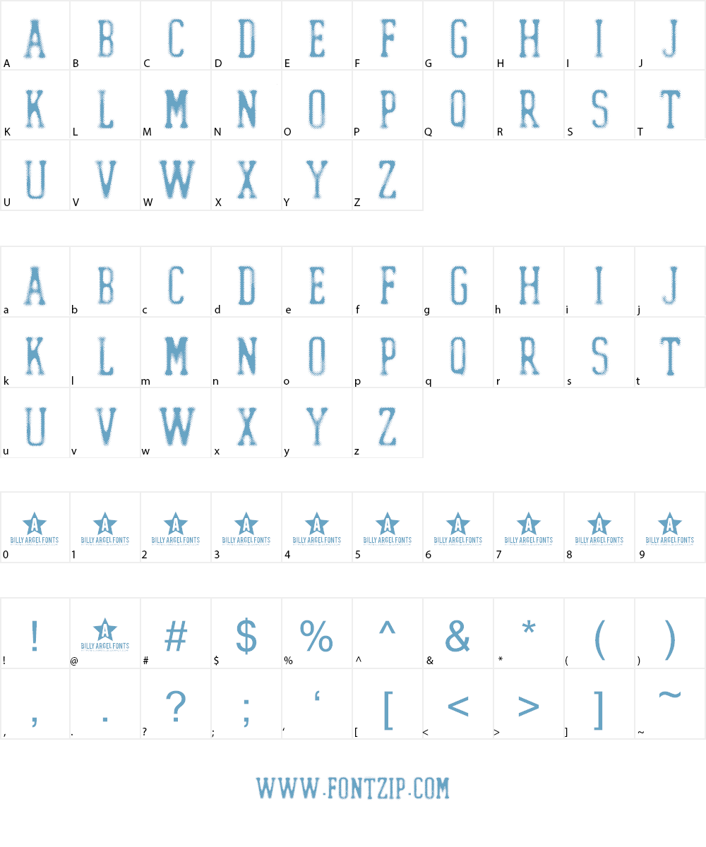 DOTLED Font Character