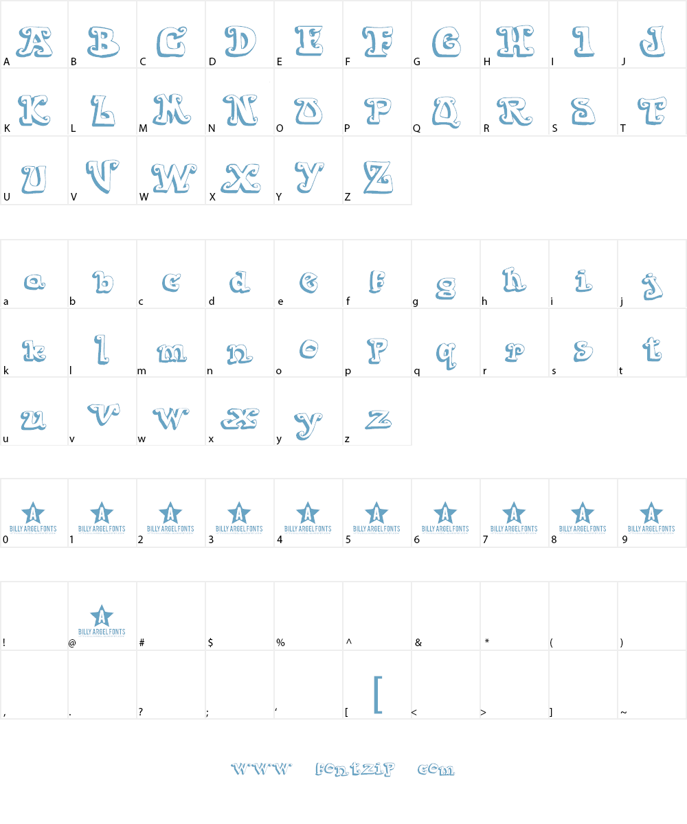 GOIABADA Font Character