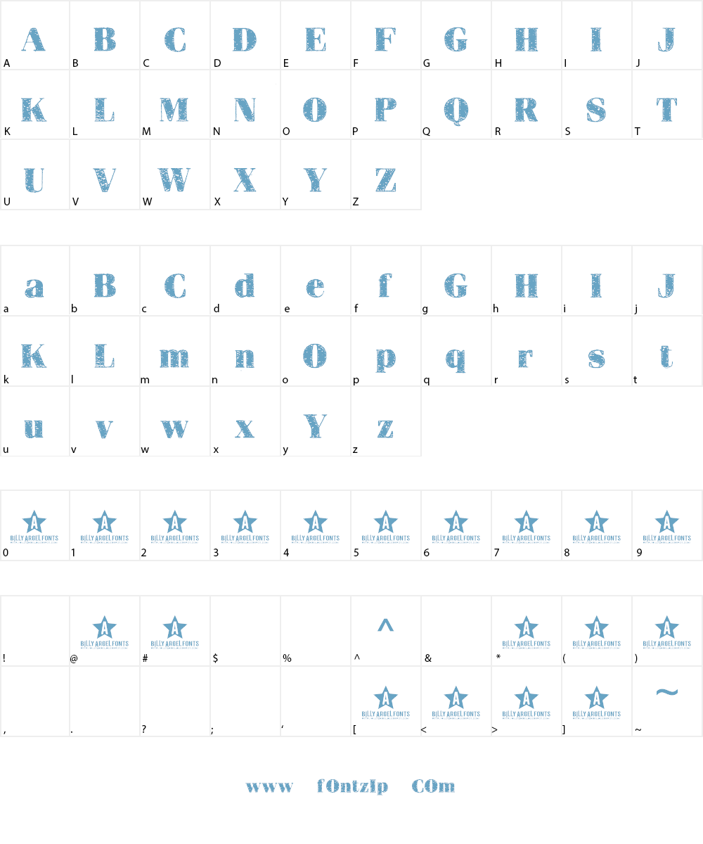 HEARTQUAKE Font Character