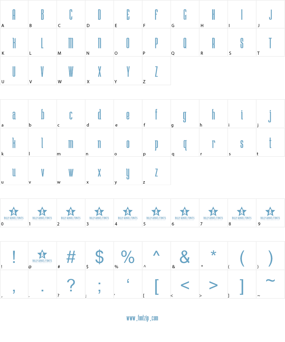 Lost Winner Font Character