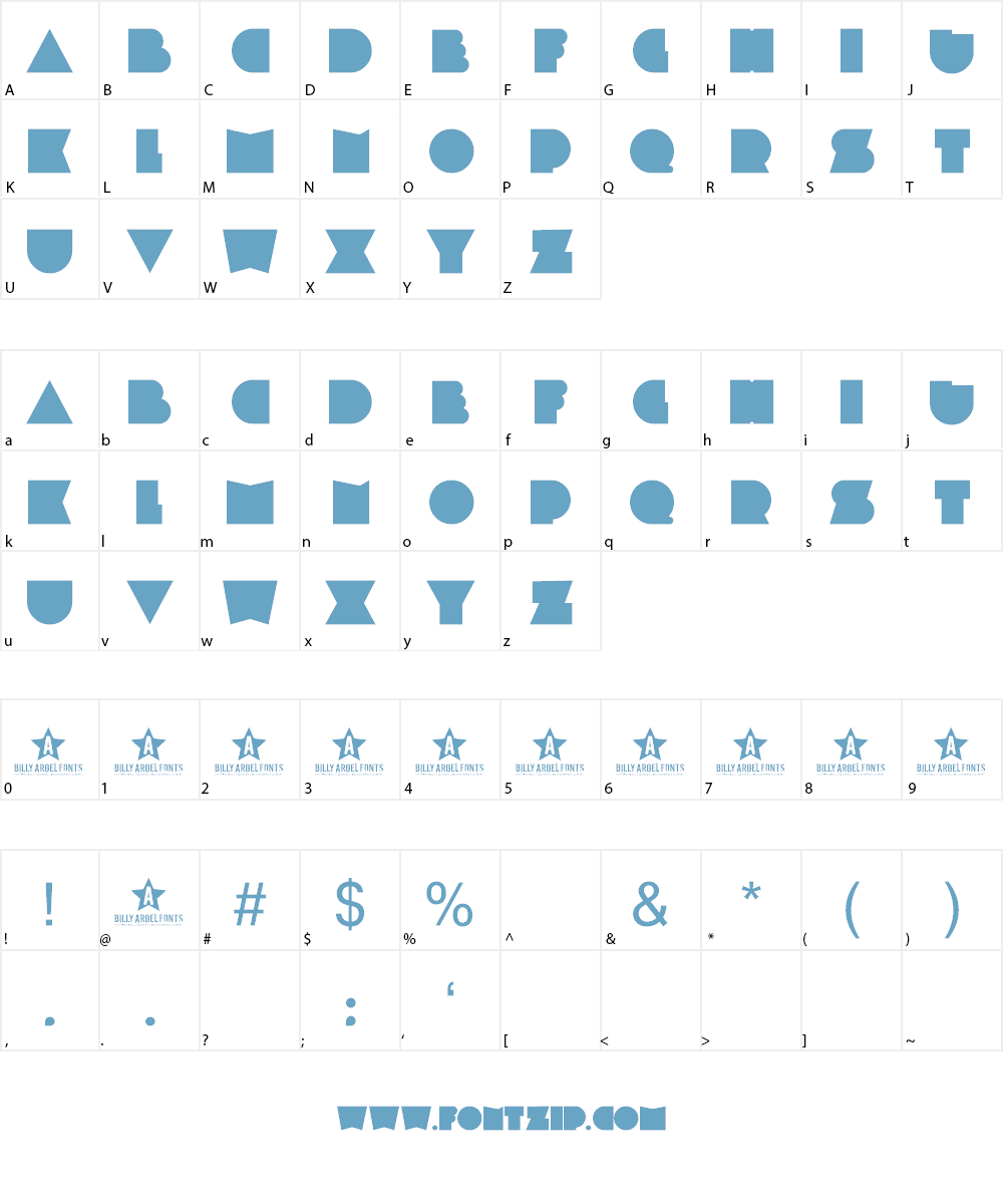 PLASTIC PILL Font Character